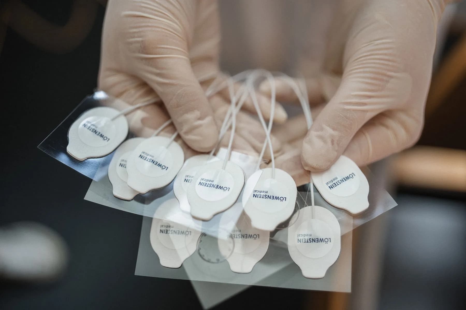 Elektroden für die Messung im Schlaflabor